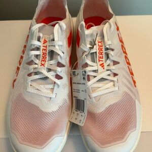 adidas Terrex Agravic Speed Ultra Trail Running Shoes White Men's Sz 11 JI0954